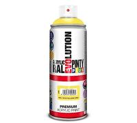 Pintura spray Acrílica Brillo PINTYPLUS EVOLUTION 520cc Yellow Zinc Ral 1018