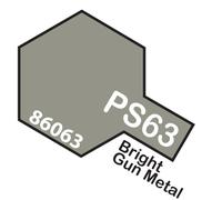 Pintura Spray Para Policarbonato 100Ml. Bright Gun Metal Ps63 Tamiya