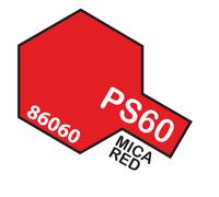 Pintura Spray Para Policarbonato 100Ml. Bright Mica Rojo Ps60 Tamiya
