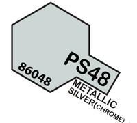 Pintura Spray Para Policarbonato 100Ml. Metallic Plata (Chrome) PS48 Tamiya