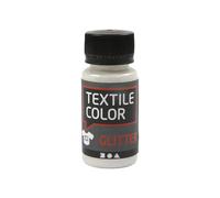 Pintura Textil - Transparente - 50 ml - A base de agua - Efecto brillante - Glitter