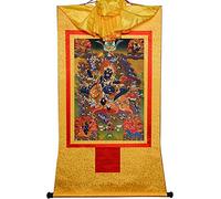 Pintura tibetana de Don Carver. Palden Lhamo (Diosa gloriosa, Remati, Protector de la sabiduría), Brocado Thangka, for Zen (Color: Rojo, Tamaño: Grande (85 cm * 63 c (Col (Color : Unique Colour, Siz