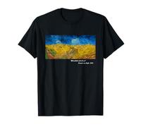 Pintura "Wheatfield With Crows" de Vincent Van Gogh Camiseta