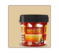 PINTURAS DECOLOR DECORTEX LISO PREMIUM - Pintura revestimiento impermeabilizante para fachadas. (4 litros). PÁRAMO