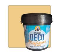 PINTURAS DECOLOR Pintura Para Piscinas Al Agua. Protección y Decoración. 15 Lt. Beige