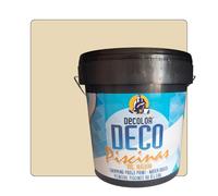 PINTURAS DECOLOR - Pintura Piscinas Al Agua BEIGE CLARO. 15 Litros