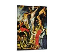 Pinturas destacadas de Peter Paul Rubens (Cristo en la cruz entre los dos ladrones) exquisito póster para habitación, impresión estética, pintura de pared, lienzo moderno, decoración de dormitorio, 40