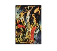 Pinturas destacadas de Peter Paul Rubens (Cristo en la cruz entre los dos ladrones) Exquisito póster para habitación, impresión estética, pintura de pared, lienzo moderno, decoración de dormitorio, 30
