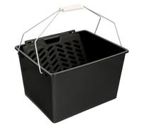 Pinturas Ecu - Cubeta Plástico Pintura con Rejilla - Cubo Pintura 16L - Color Negro (16L)