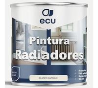 PINTURAS ECU - Pintura para Radiadores - Esmalte Radiadores al Agua - BLANCO ANTIGUO - Decora y protege toda clase de radiadores por agua y tuberías de calefacción (BLANCO ANTIGUO, 375ML)