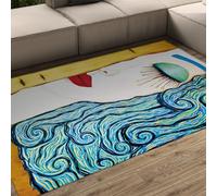 Pinturas Famosas Alfombra 180x240 de área Alfombrilla Lavables Modernas Antideslizantes Lágrimas abstractas Mujeres Tapete salón Suaves y Finas Suelo Interior Que no se Suelta para