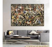 Pinturas famosas Arte Jackson Pollock Arte abstracto de la pared Pintura en lienzo Pósteres Impresiones Cuadros Cuadros para la decoración del hogar 40x70cm (16x28in) Sin marco