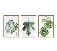 Pinturas modernas de lona minimalista minimalista nórdica, lienzo, carteles impresos, arte de pared, fotos de comedor, decoración interior del hogar, sin marco, 50 × 70 cm × 3 piezas