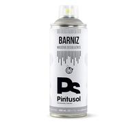 PINTUSOL Barniz Madera Exterior/Interior en Spray, Acabado Brillo Transparente, Protección Decoración Duradera, Fácil Aplicación, Bricolaje, Barniz Especial Maderas Profesional Espray 400ml