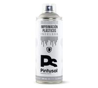 PINTUSOL Imprimación Plástico Incoloro en Spray, Primer para PIntura Plásticos, Alta adherencia, Fácil Aplicación, Secado Rápido, Imprimación Transparente Plásticos Profesional Espray 400ml