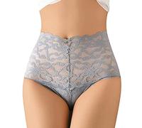 PINTUTU Braguitas Nuevas de algodón Puro para Mujer, lencería de Encaje, Talle Medio, ultrafinas, Transparentes, con Parte Inferior de Malla, Ropa Interior Femenina. Cómodo