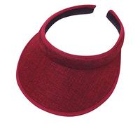 PINTUTU Visera Sol Deportiva protección UV, Banda Absorbente Sudor, Cinta Rizo, diseño Abierto Mujer/Hombre Golf Tenis Running Senderismo, Playa Ciclismo Casual