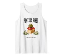 Pintxos Primer País Vasco Bilbao Recuerdo de Viaje Camiseta sin Mangas