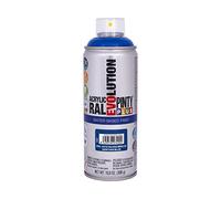 PINTY PLUS 95882 Pintura EN Spray Evolution Water-Based 520CC Azul GENZIANA, RAL 5010 Gentian Blue, 65 mm