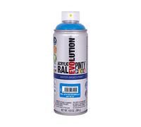 PINTY PLUS 95883 Pintura EN Spray Evolution Water-Based 520CC Azul Celeste, RAL 5015 Sky Blue 5015, 65 mm