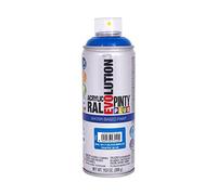 PINTYPLUS 95884 Pintura EN Spray Evolution Water-Based 520CC Azul TRÁFICO, RAL 5017 Traffic Blue, 65 mm