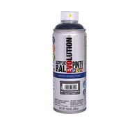 PINTY PLUS 95889 Pintura EN Spray Evolution Water-Based 520CC RAL 7012 Gris, RAL7012 Basalt Grey, 65 mm