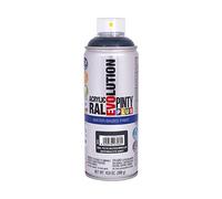 PINTY PLUS 95890 Pintura EN Spray Evolution Water-Based 520CC Gris Antracita, RAL 7016 Anthracite Grey, 65 mm