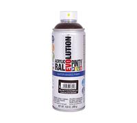 PINTY PLUS 95893 Pintura EN Spray Evolution Water-Based 520CC, RAL 8017 Chocolate Brown, 65 mm