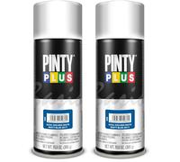 PINTY PLUS Pintura en Spray Basic 520cc Azul Oscuro Mate 5017, 400ml-520cc (Paquete de 2)