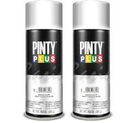 PINTY PLUS Pintura en Spray Basic 520cc Barniz Mate M199, 400ml-520cc (Paquete de 2)