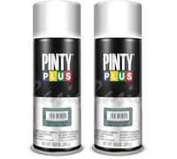 PINTY PLUS Pintura en Spray Basic 520cc Gris Medio Mate 7000, 400 ml (Paquete de 2)