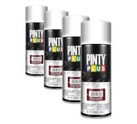 PINTY PLUS Pintura en spray BASIC 520cc Rojo Burdeos 3005 (Paquete de 4)