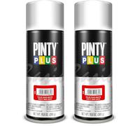 PINTY PLUS Pintura en spray BASIC 520cc Rojo Vivo Mate 3020 (Paquete de 2)