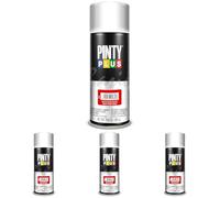 PINTY PLUS Pintura en spray BASIC 520cc Rojo Vivo Mate 3020 (Paquete de 4)