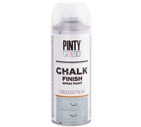 Pintyplus - Pintura en aerosol con acabado de tiza - 400 ml, 2 unidades, turquesa palido