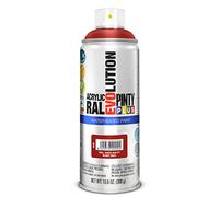 PINTY PLUS Pintura en spray EVOLUTION WATER BASED 520cc RAL 3003 Matt Ruby Red