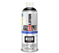 PINTY PLUS PINTURA EN SPRAY EVOLUTION WATER-BASED 520CC RAL 9005 NEGRO INTENSO MATE