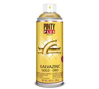 Pintura en spray PINTYPLUS TECH 520cc Galvazinc Oro G151