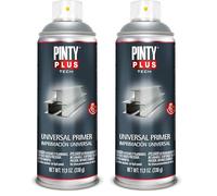 PINTY PLUS TECH 297 Spray Imprimacion 520cc Universal Gris I113, Non Concerné, Estándar (Paquete de 2)
