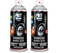 PINTYPLUS AUTO Pintura en spray 520cc BARNIZ BRILLO (Paquete de 2)
