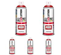 PINTYPLUS EVOLUTION 1 Spray, Rojo RAL 3002 (Paquete de 5)