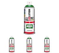PINTYPLUS EVOLUTION 403 Pintura Spray Acrílica Brillo 520cc Emerald Green Ral 6001, Verde Esmeralda, Estándar (Paquete de 4)