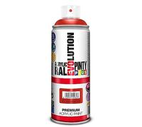 PINTYPLUS EVOLUTION Pintura Acrilica Brillo Spray 520 CC Naranja RAL 2002 520cc Vermilion, Estándar