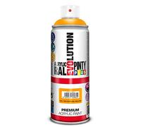 PINTYPLUS EVOLUTION Pintura spray Acrílica Brillo 520cc Daffodil yellow Ral 1007, 300 gramos