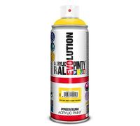 PINTYPLUS Pintura en spray Acrilica Mate EVOLUTION spray 520cc Matt Sunny Yellow RAL 1021