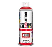 PINTYPLUS Pintura en spray Acrilica Mate EVOLUTION spray 520cc Matt Traffic Red RAL 3020