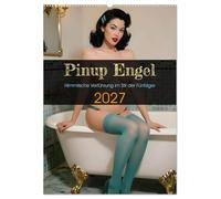 Pinup Engel (Wandkalender 2027 DIN A2 hoch), CALVENDO Monatskalender: Himmlische Verführung im Stil der Fünfziger