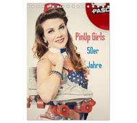 PinUp Girls 50er Jahre (Tischkalender 2026 DIN A5 hoch), CALVENDO Monatskalender: 12 tolle Motive für PinUp Fans