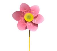 Pinwheels Yard Spinners, Cherry Flower Windmill Decor, Sturdy Whirling Ornament Display, Weatherproof Garden Sculpture for Backyard, Patio, Poolside, Dock, Farm, Breeze Attraction, Outdoor