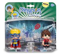 Pinypon Action 700014492 Pack De 2 Figuritas Superhéroe Y Futbolista